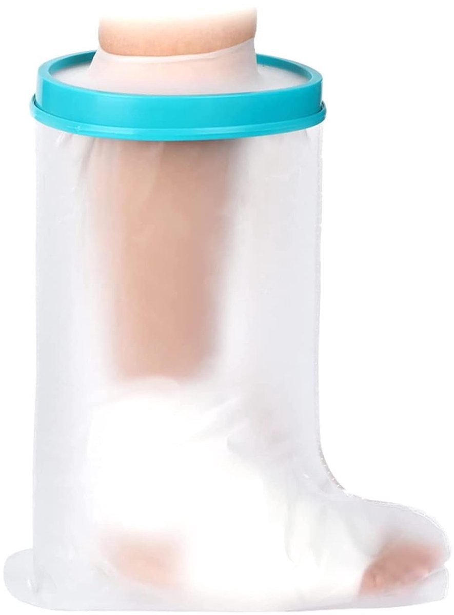 Gipshoes - Douchehoes voet - Gipshoes voor half been - 44 × 67 × 25,5 CM - Gipsbeschermer douche - Douchehoes Enkel - Verbandhoes - Douchehoes - Waterdicht - Houd het gips droog