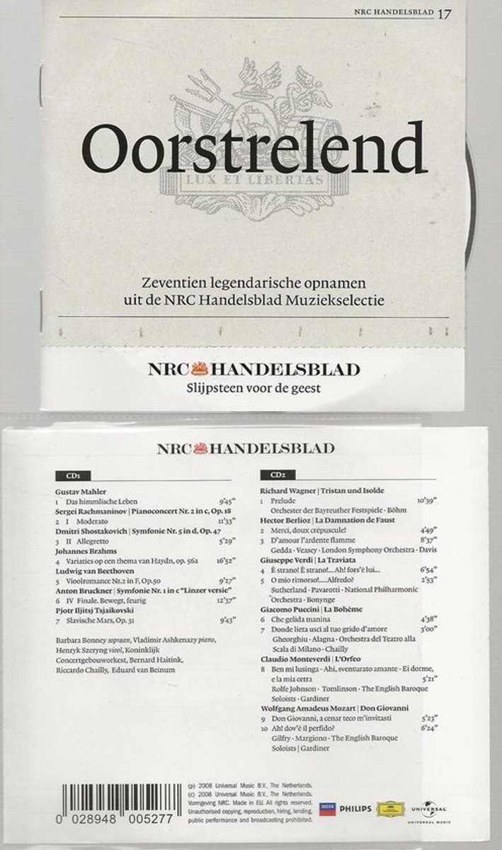 OORSTRELEND - NRC COLLECTIE - CD ALBUM