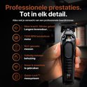 Zwarte baardtrimmer van Brothers in Style, "Professionele prestaties. Tot in elk detail."