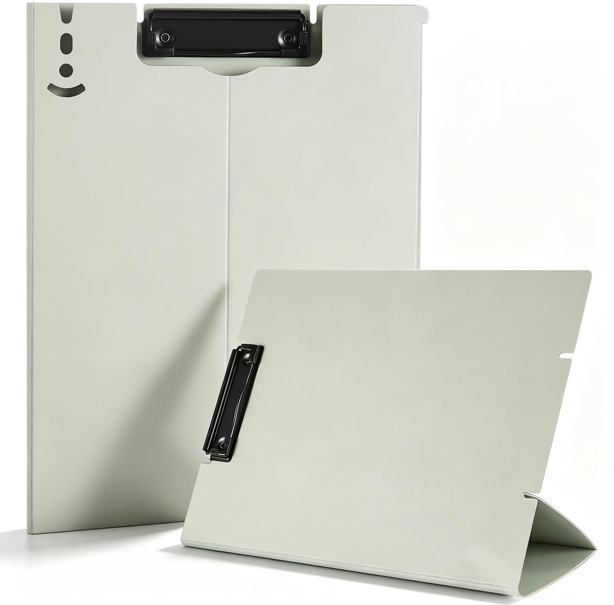 Staande Clipboard A4 met Standaard - Opvouwbare Documenthouder met Metalen Klem - Verstelbare Schrijfmap en Bureau Organizer voor School Kantoor Vergadering en Studie - Lichtgroen