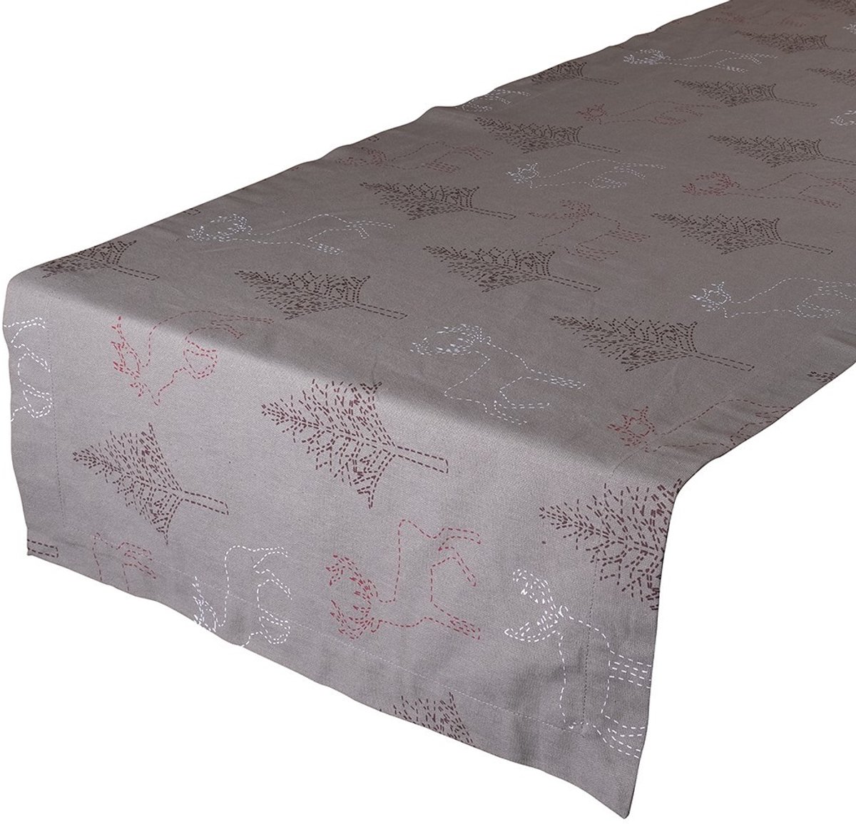 Reindeer Stitch Tafelloper taupe 50x140cm