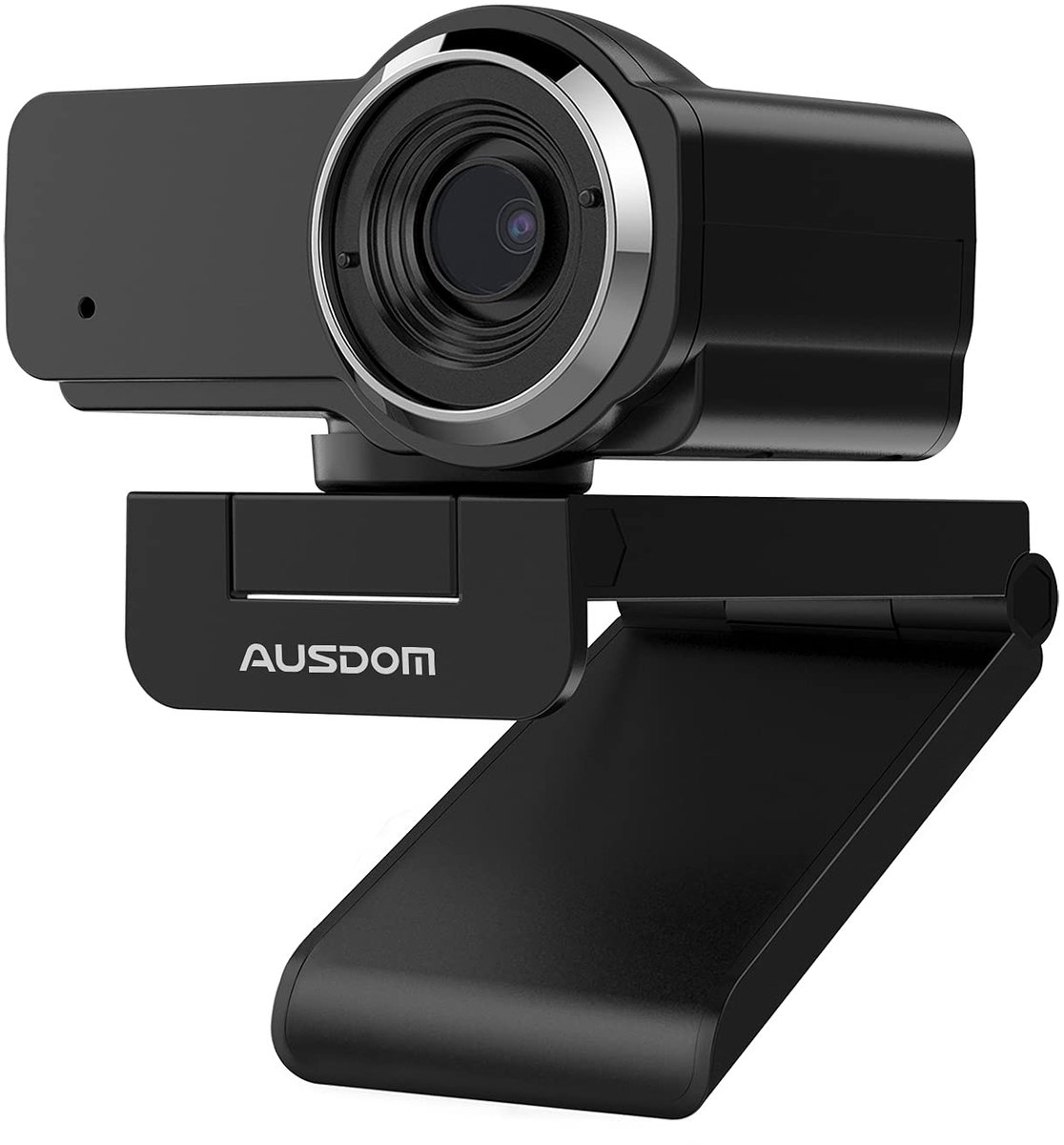SnelShoppen - HD 1080p Webcam met Microfoon, USB Plug & Play Streaming Webcamera 60° Groothoek, Low Light Correctie voor PC, Mac, Laptop, Online Klass