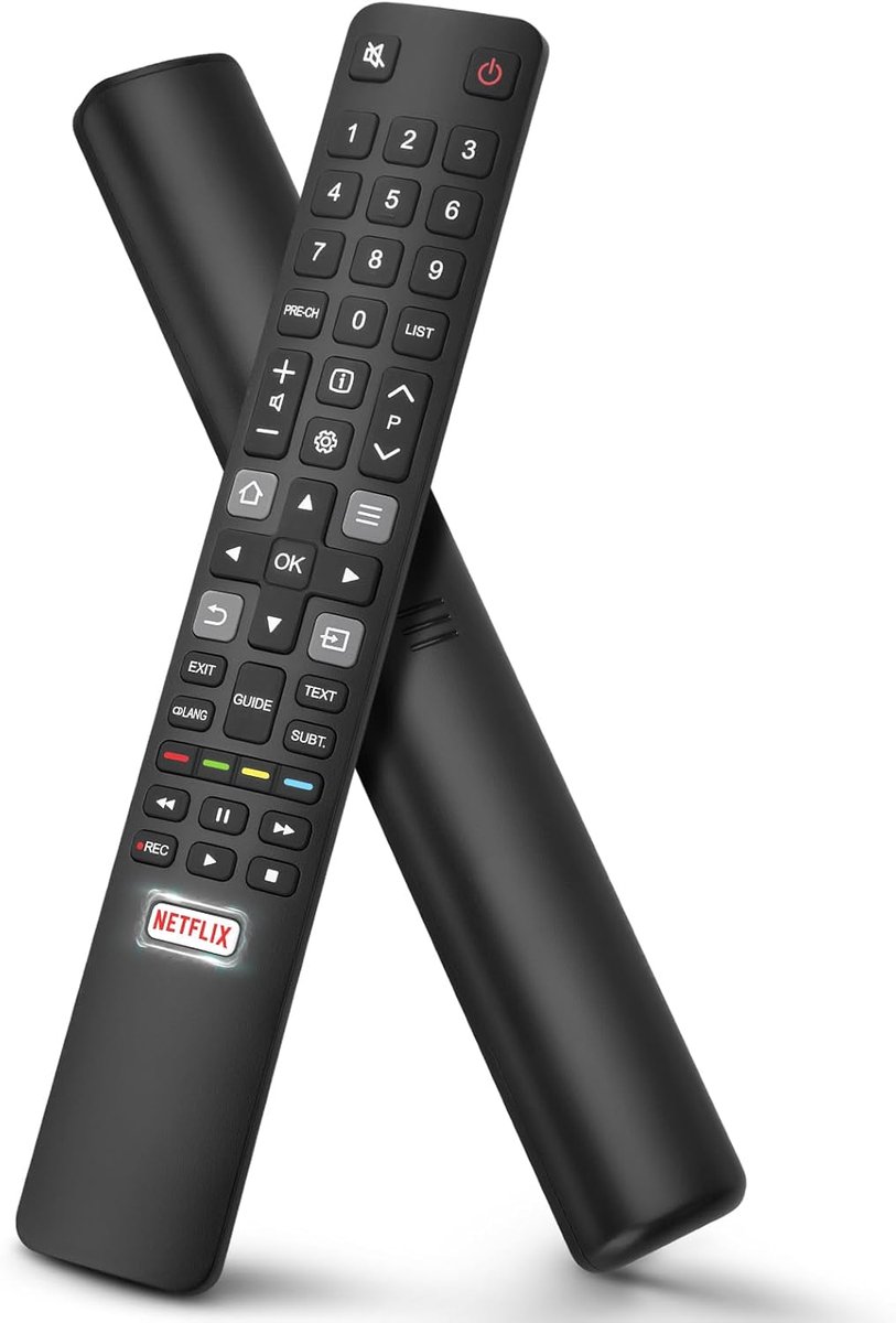 SnelShoppen - RC802N Afstandsbediening voor LED 4K UHD HDR Smart TV's - Netflix Sneltoets - Geschikt voor TCL Smart TV's zoals S330, S434, S6800, P30,