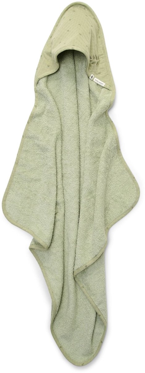 Little Dutch Pure Badcape - 100 x 100 cm - Sage van Little Dutch — afbeelding 2