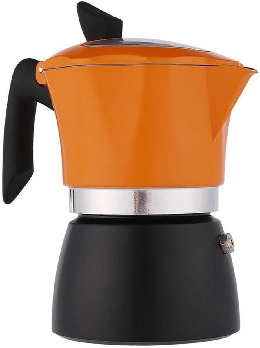 Koffiezetapparaat - Percolator Koffiepot - Italiaanse Koffie - Hittebestendig Materiaal - 10 Liter - Zwart