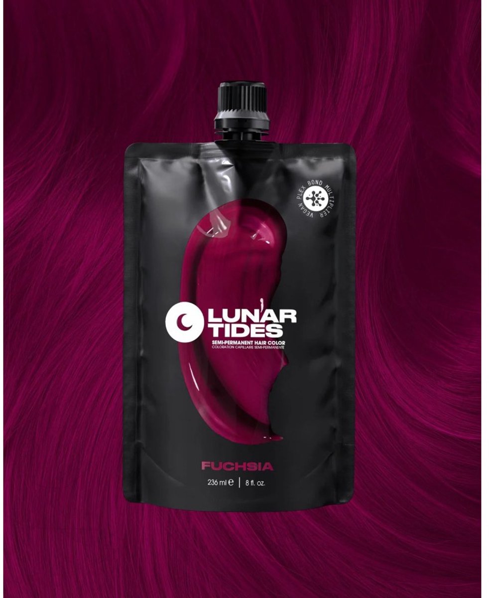 Lunar Tides - Fuchsia Pink Semi permanente haarverf - 8 oz / 236 ml - One Size - Roze