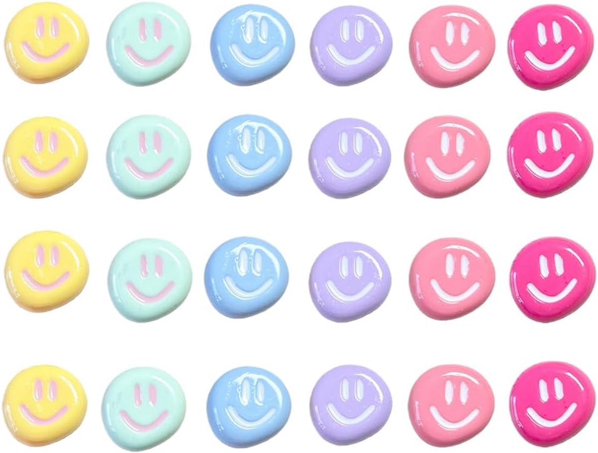 SnelShoppen - Set van 6 Smiley Fridge Magnets - Kleurvolle Emoji Magneten voor Koelkast, Whiteboard en School - Decoratieve Magneten voor Keuken en Ka