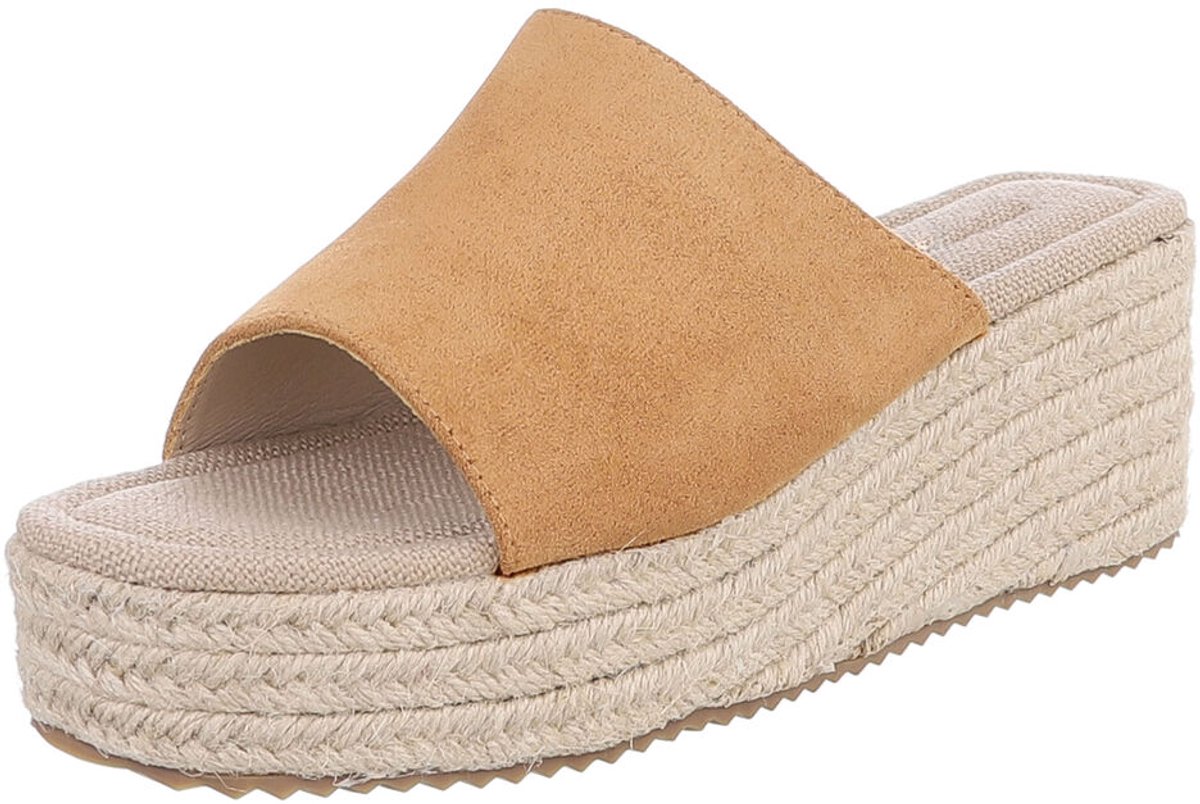 Plateau Slippers - Espadrille Instapmodel - Dames Mt:41