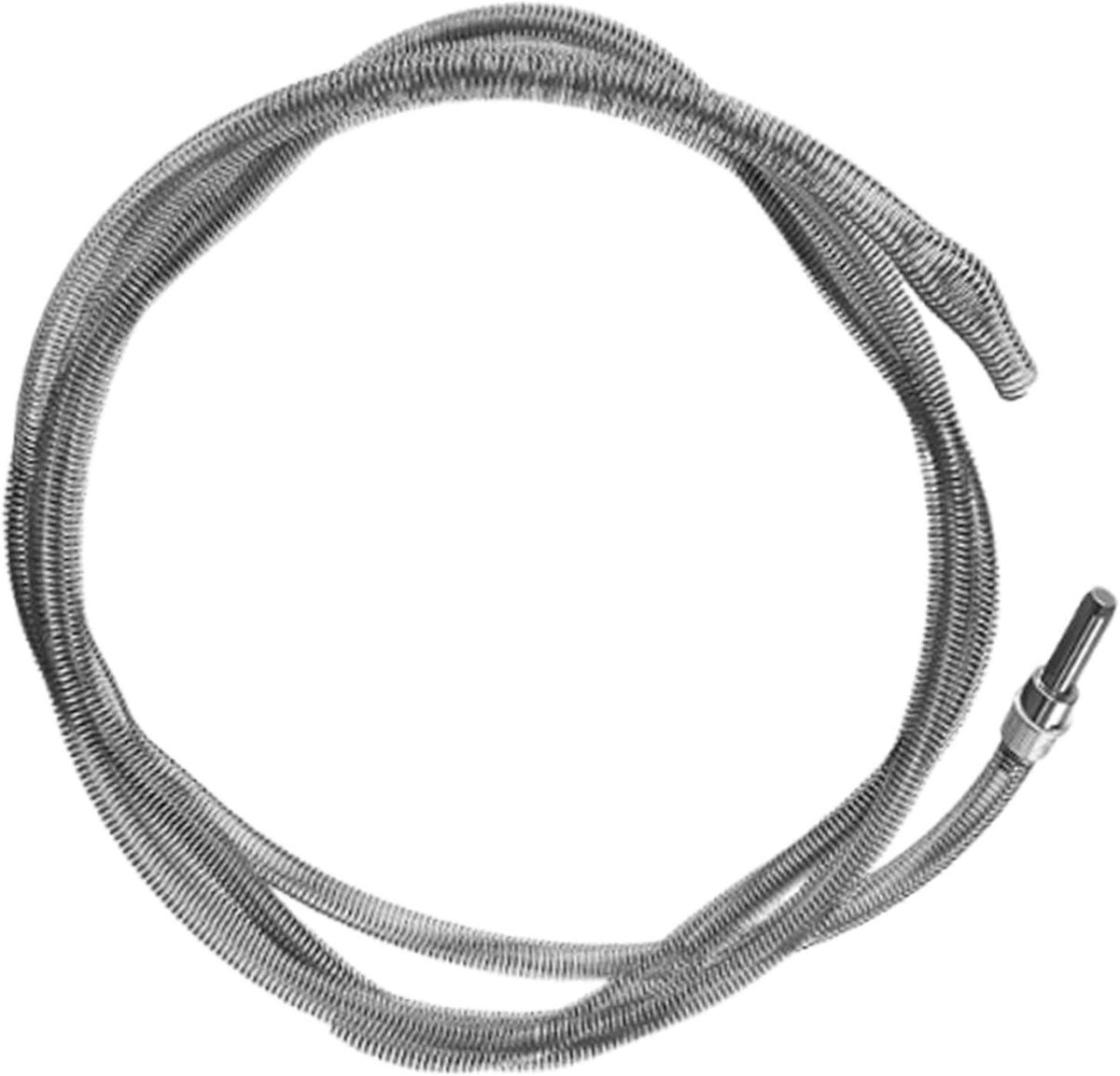 Elektrische Boor Afvoerreiniger - Riolen Ontstopper - Verstoppingen Verwijderen - Versterkte Vijzel Veer - 10 mm Diameter - Zilver