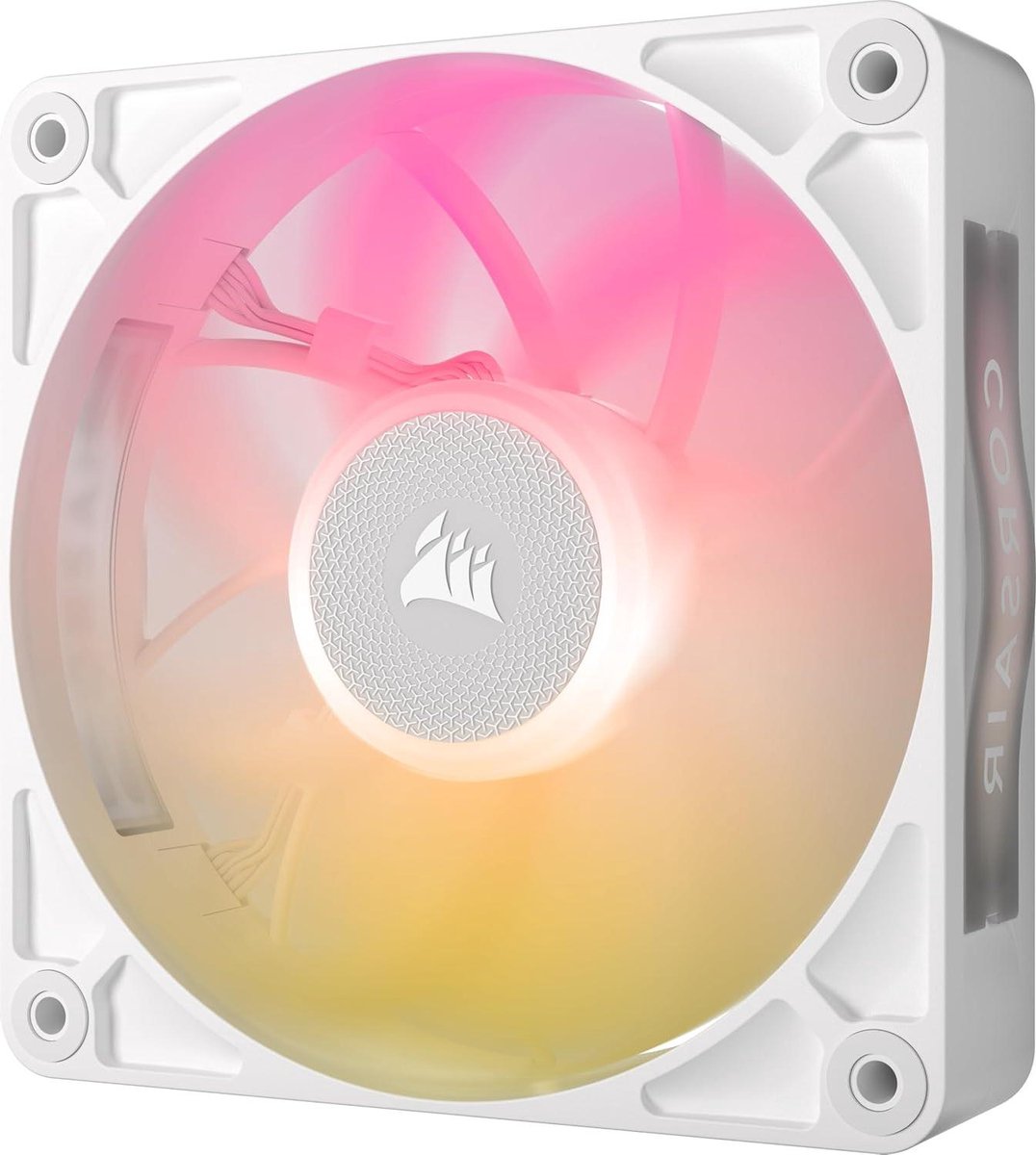 Ventilator Systeemkoeling - PC Fan - Optimale Koeling - Hoge Statische Druk - 120mm - Wit