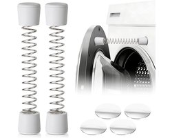 2 Stuks Deurstopper voor wasmachine - Magnetische deurstopper - Goede Ventilatie - Geschikt voor de meeste wasmachines - Geschikt voor de meeste wasmachines - 10cm - grijs