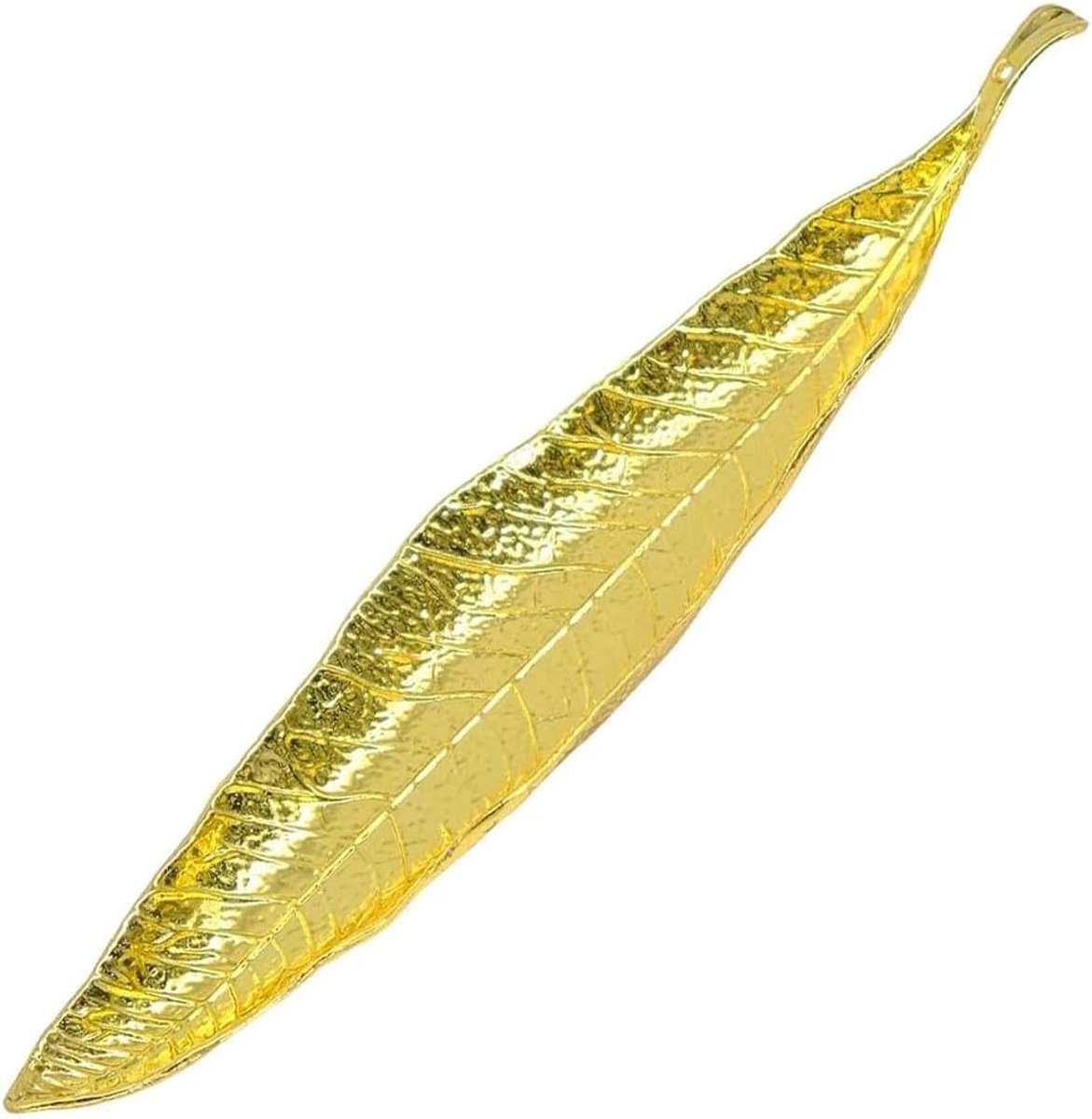 SnelShoppen - Incense Sticks Holder - Vintage Metaal Leaf Boot Incense Burner - Retro Ash Collector voor Thuis, Yoga, Theehuis - Zen Aroma Decoratie
