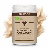 Big Food Bio Beef Bone Broth Collageen Poeder – Runder Bottenbouillon – 300 g – Eiwitrijk – Grasgevoerd Rund