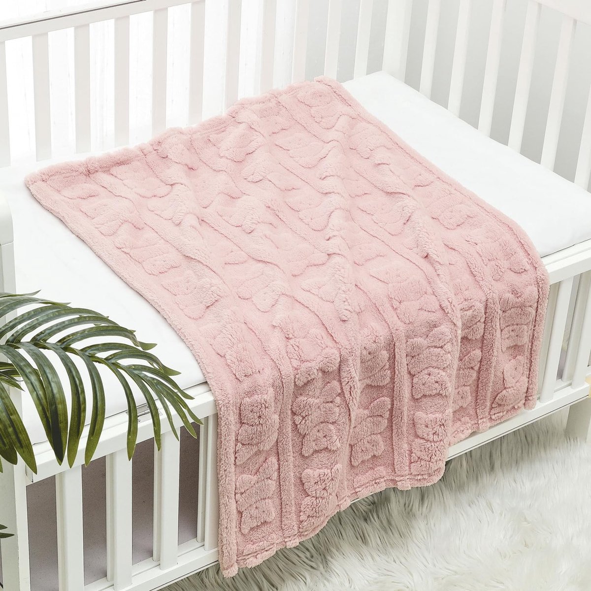 Dailygoods- Babydeken Ultrazacht - 100% Microfleece - Ademend Ontwerp - Lichtgewicht & Warm - Wasmachinebestendig - 75x100 cm