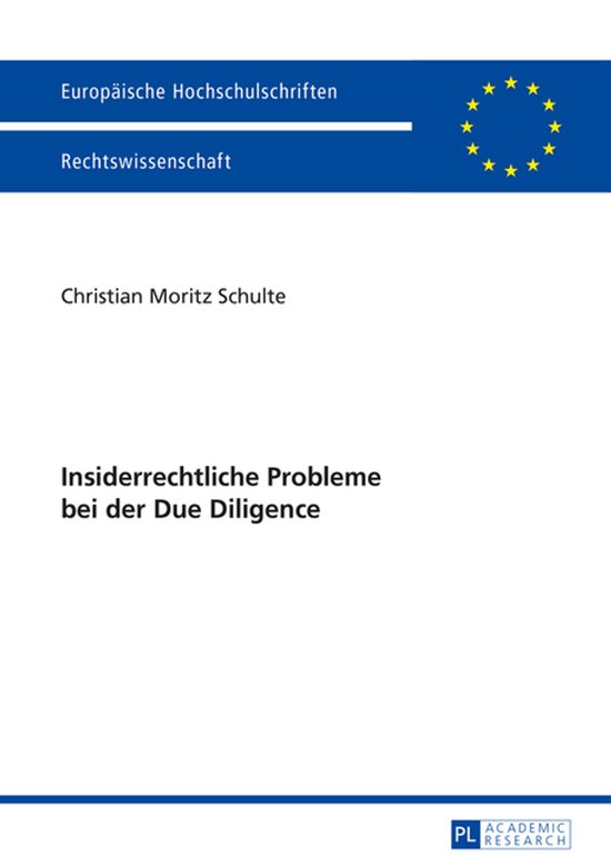 Europaeische Hochschulschriften Recht 5709 - Insiderrechtlic ... - cover