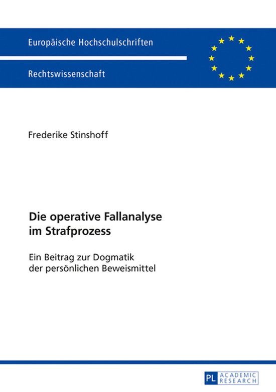Europaeische Hochschulschriften Recht 5906 - Die operative F ... - cover