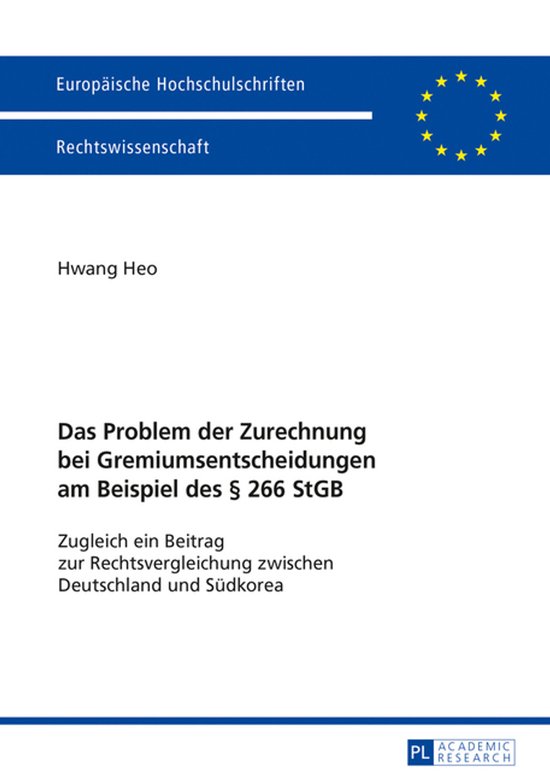 Europaeische Hochschulschriften Recht 5960 - Das Problem der ... - cover