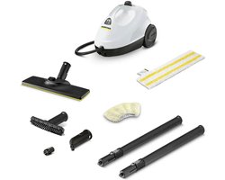 Kärcher SC 2 EasyFix Stoomreiniger - 3.2 bar - Oppervlakteprestatie 75 m² - Reservoir 1 l - Vloerreinigingsset EasyFix
