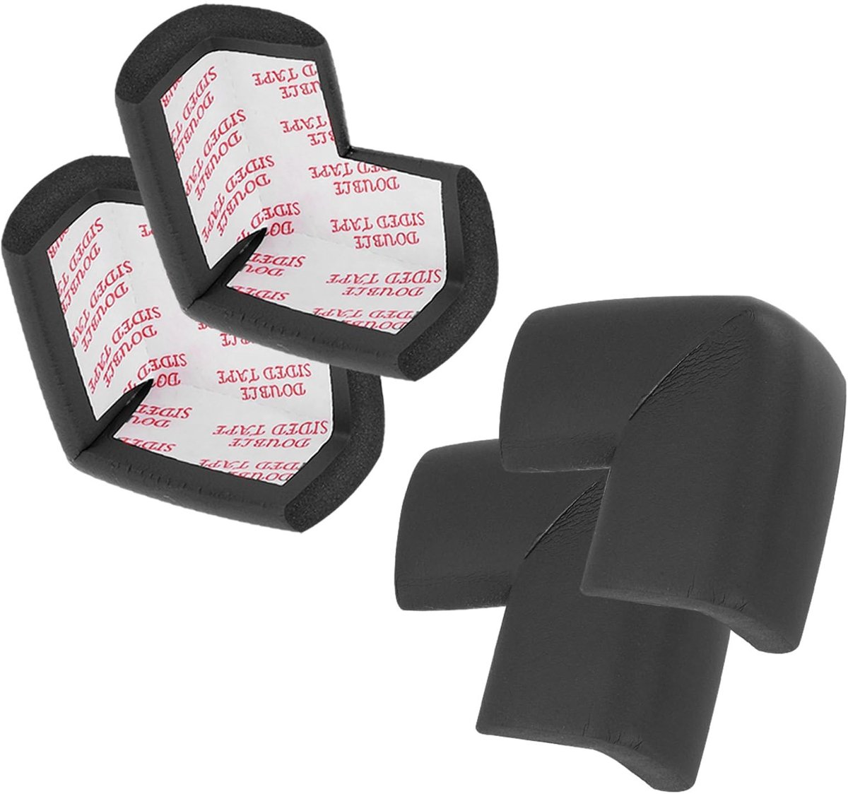 Dailygoods- Hoekbeschermers Zacht - Rubber Schuim - Meubelwerend - Hoekbescherming - Bescherming voor Schilderijen - Set van 4