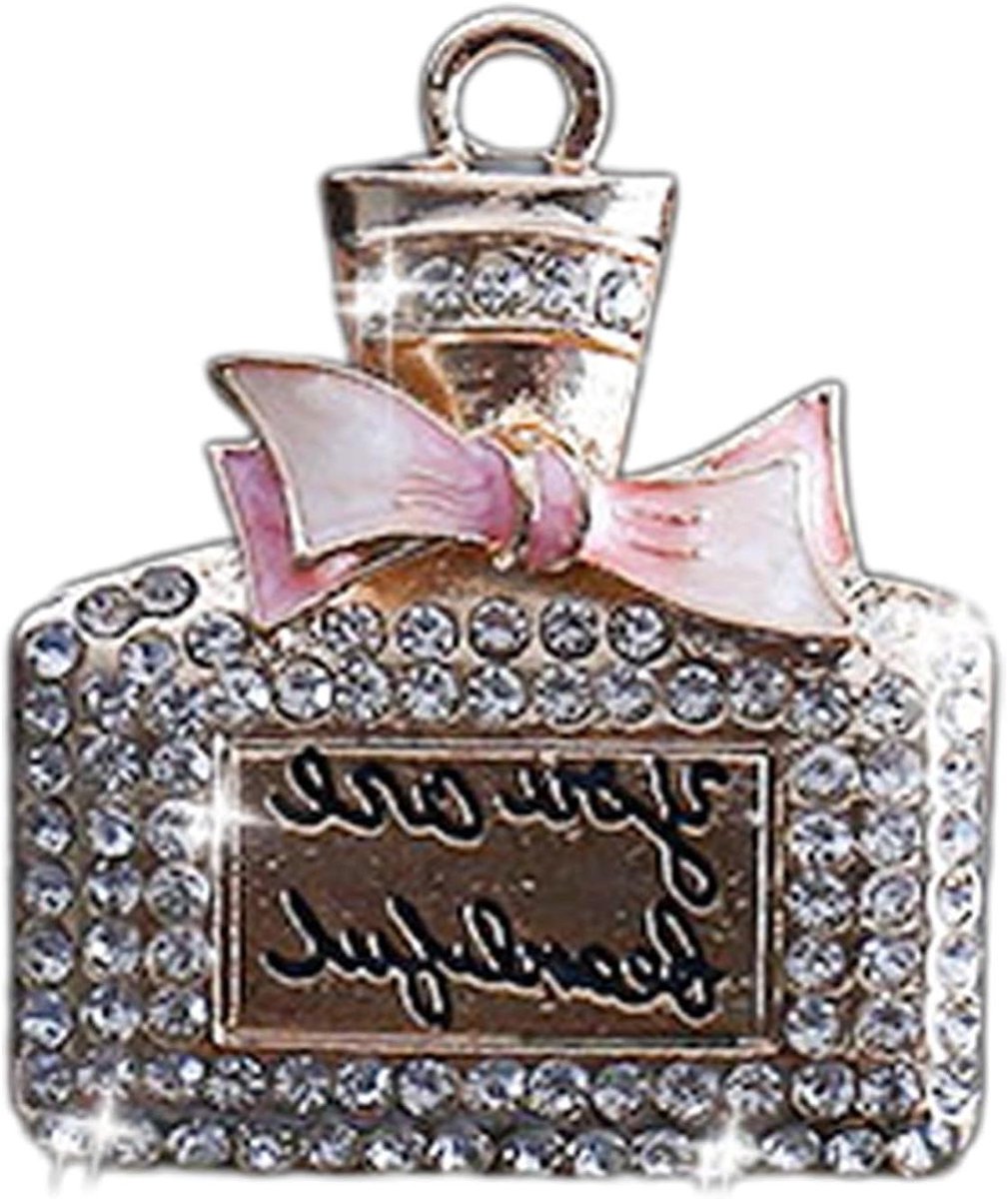 Auto Luchtverfrisser Clip - Ventilatieclip Strass - Auto Interieur Verfraaien - Kristallen Strass Bezetting - 11.6 x 7.8 cm - Goud