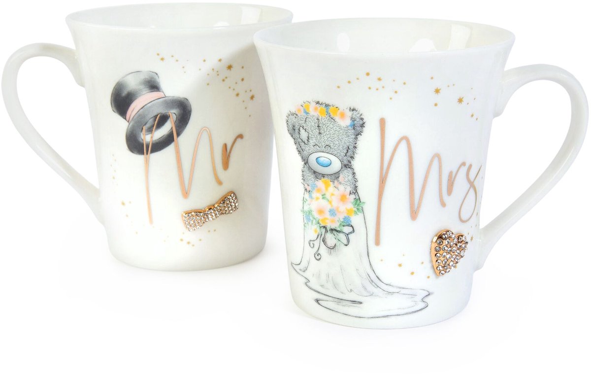 Me to You Boxed Mug set Mr and Mrs