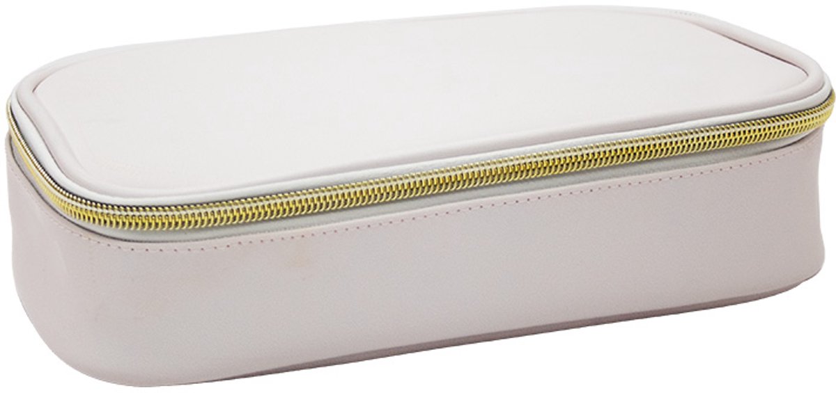 SOHO Etui XL - Bakmodel - Rechthoek - Diverse opbergmogelijkheden - L24 x B12 x H6cm - GB Elara Pale Roze