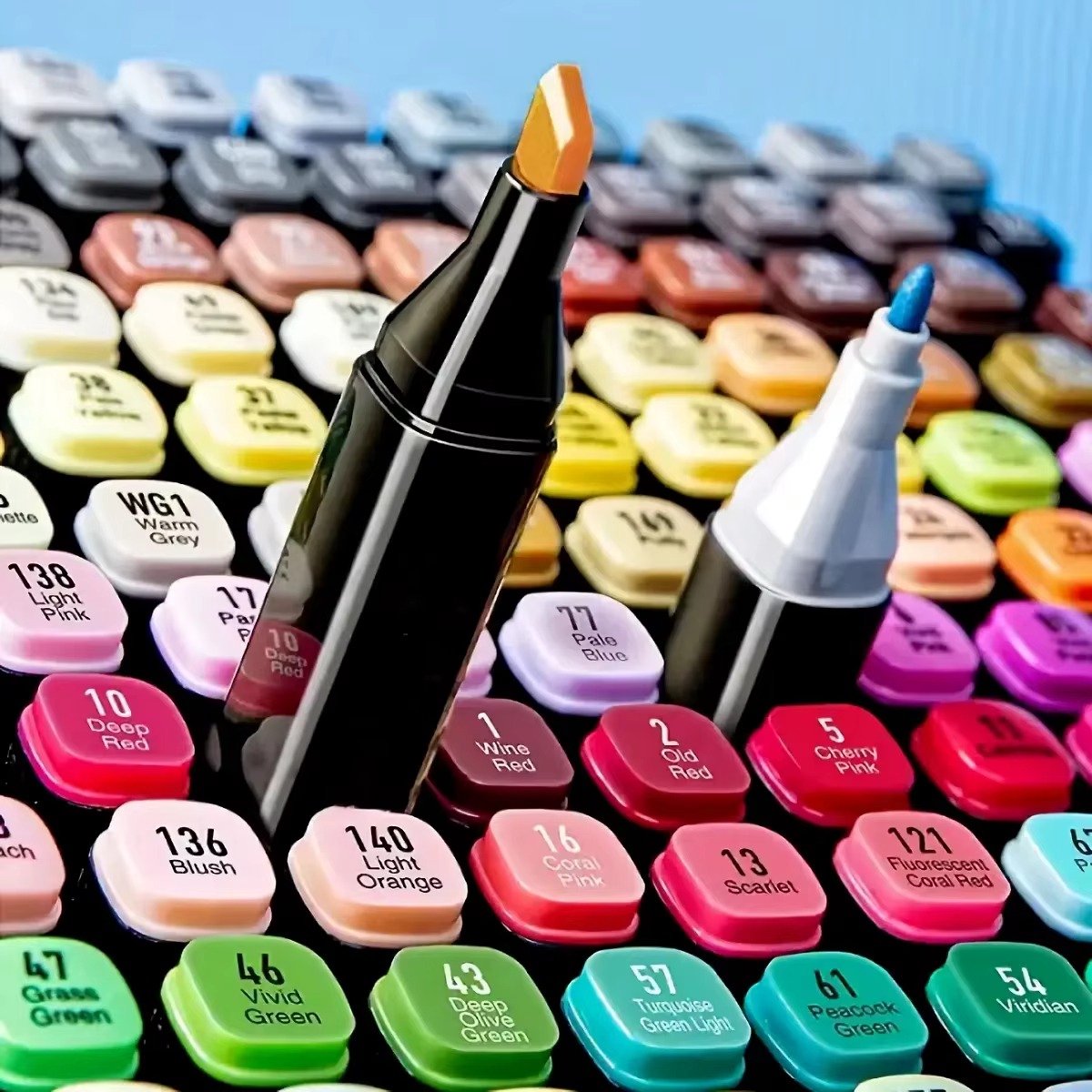 Lila Home Artist Pro Dubbelzijdige Alcohol Markerset – 100 Kleuren