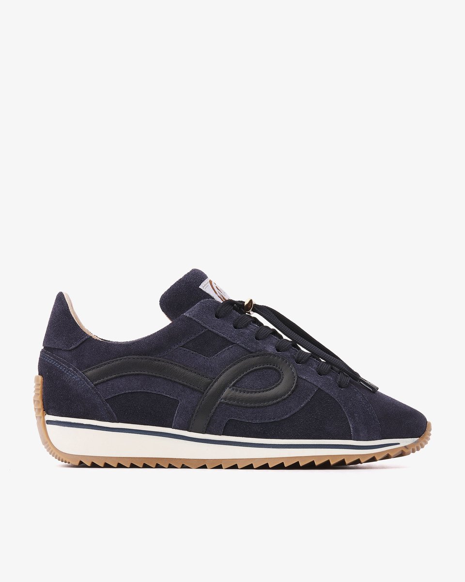 VIA VAI Mikki Eve Sneakers Dames - Leer,Suède - Blauw - Maat 41