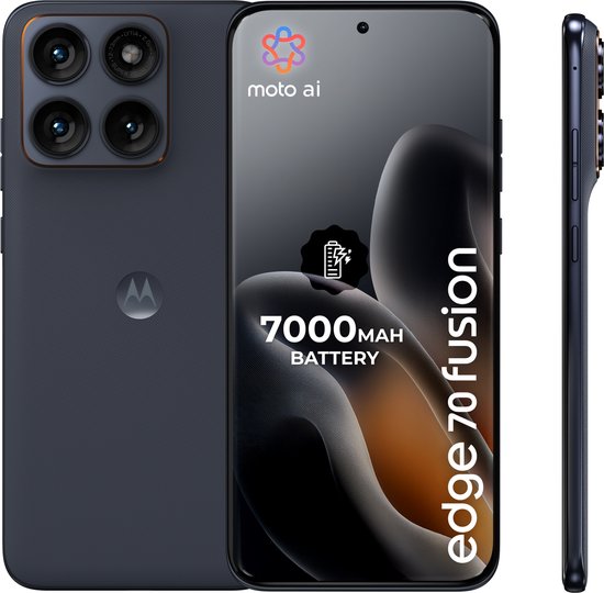 Motorola moto edge 70 fusion - 7000 mAh - 8/256GB - PANTONE Silhouette