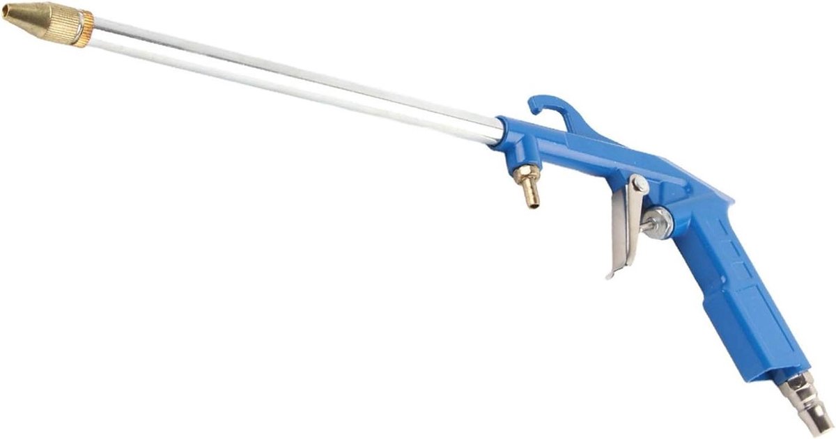 Pneumatische Reiniger - Motor Reiniger - Interieur Reiniging - Compact Ontwerp - 250mm Buis - Grijs