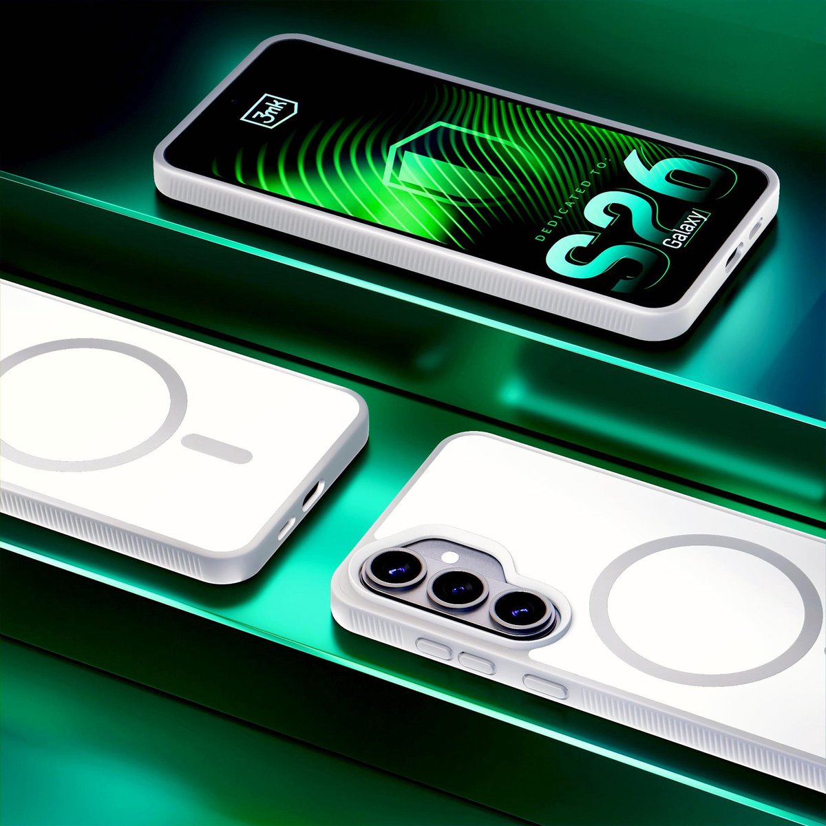 3Mk Smoke Magcase Hoesje Voor Samsung Galaxy S26, Beschermend, Mat, Hoge Kwaliteit