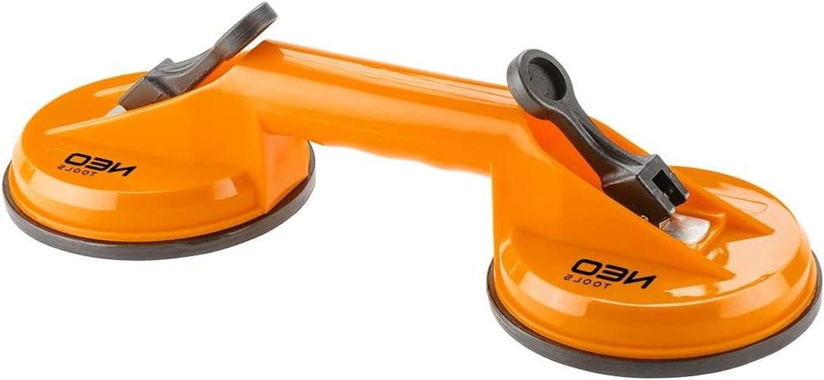 Dubbele Raamzuiger - Zuignap Glas - Glas Verplaatsen - 80 Kg Draagkracht - 33 cm - Zwart