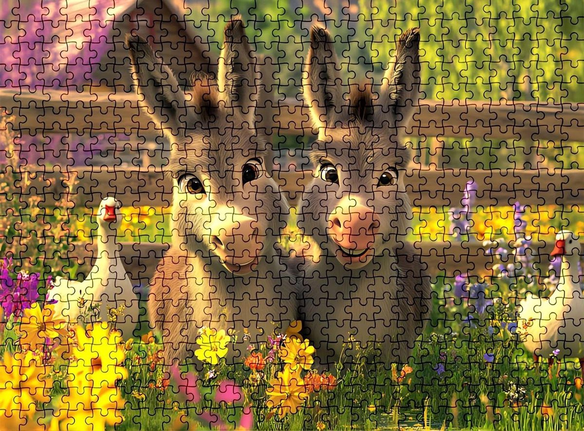 Houten Puzzel - Legpuzzel Volwassenen - Familie Entertainment - Hoge Resolutie Print - 141.5 x 87.5 cm - Multicolor