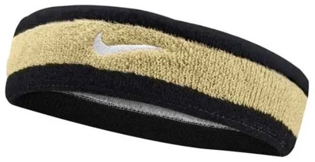 NIKE Swoosh Hoofdband & Sport Hoofdband Zwart