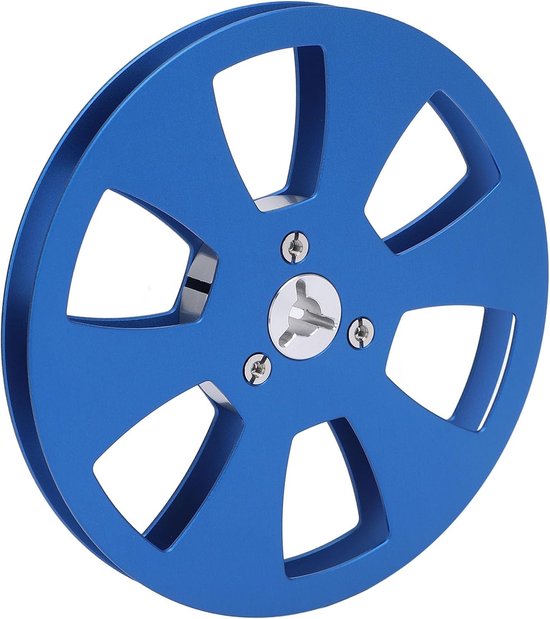 Lege Tapespoel - Aluminium Spoel - Geluidsopname - Stevige Constructie - 5 Inch - Blauw — afbeelding 4