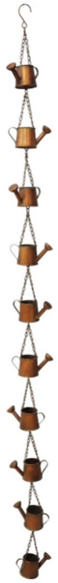 Regenketting gieter brons 104 × 12 × 12 cm