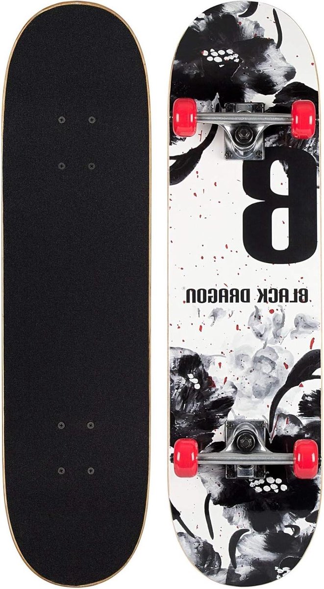 Skateboard Streetboard Longboard Straat Gebruik Dubbele Kicktail 79 x 20 cm