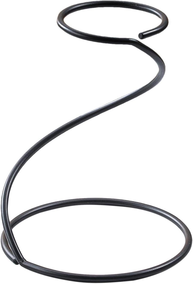 Koffie Station - Druppelhouder - Koffie Zetten - Stabiele Ondersteuning - 18x18x19.5cm - Zwart