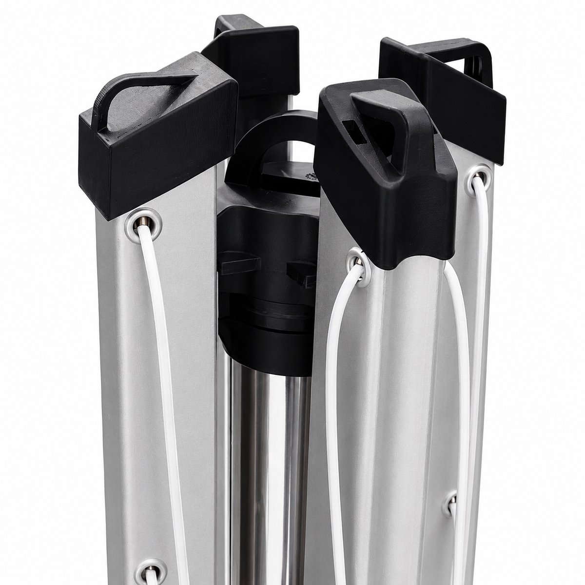 Eindkap Geschikt voor Brabantia Topspin en Lift-O-Matic - Beschermkap voor Droogmolenarm - Vervangingsonderdeel - Weerbestendig - Set van 4 - Zwart