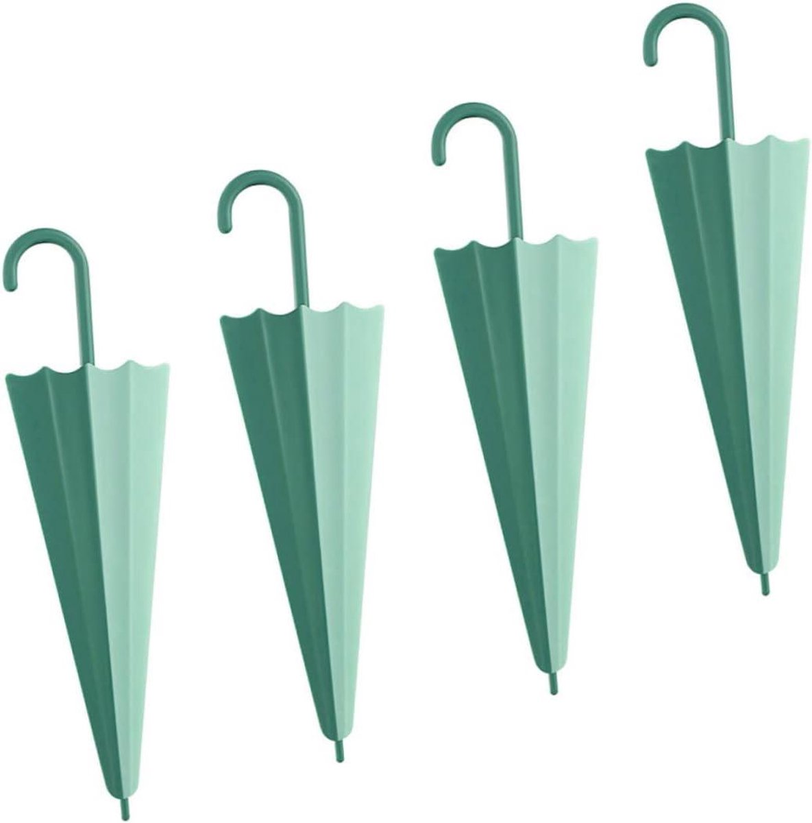 Paraplu Wisser - Glasreiniger - Streeploos Reinigen - Magnetisch Ontwerp - 4 Stuks - Groen