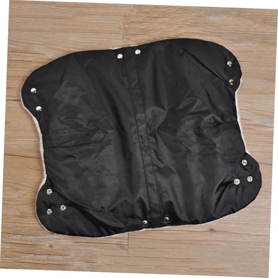 Kinderwagenwanten - Handmof Buggy - Handen Warm Houden - Waterafstotend Oxford Doek - 52 x 25 cm - Zwart — afbeelding 4