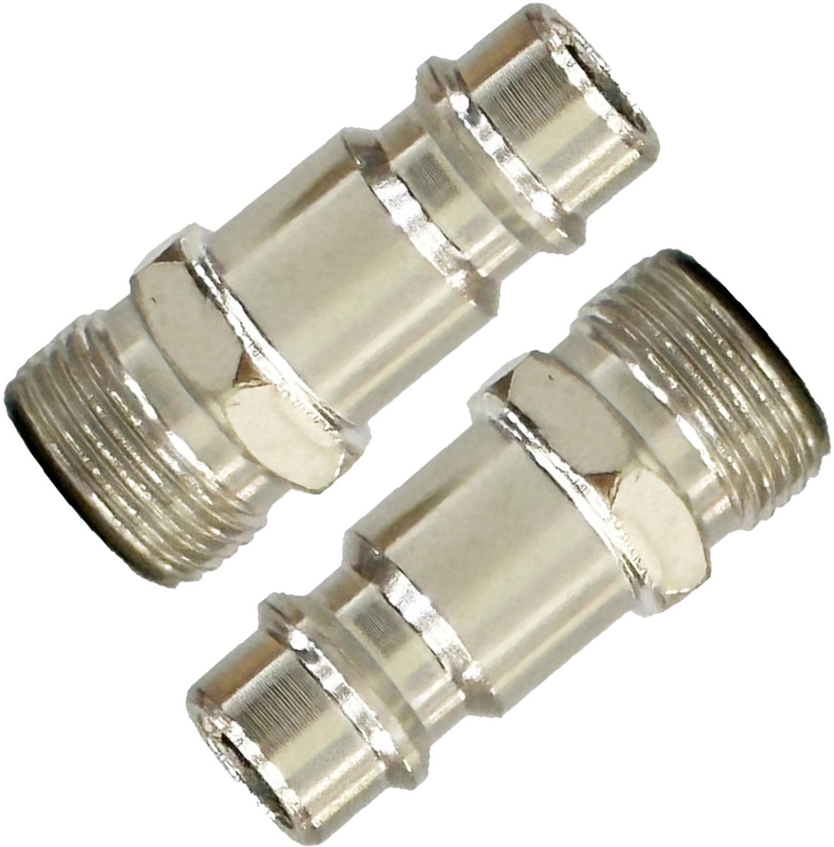 Dailygoods- Connector 1/4 Inch - Persluchtaansluiting - Schroefdraad - Eindstuk - 10 Stuks - Duurzame Verbinding - Persluchtfitting