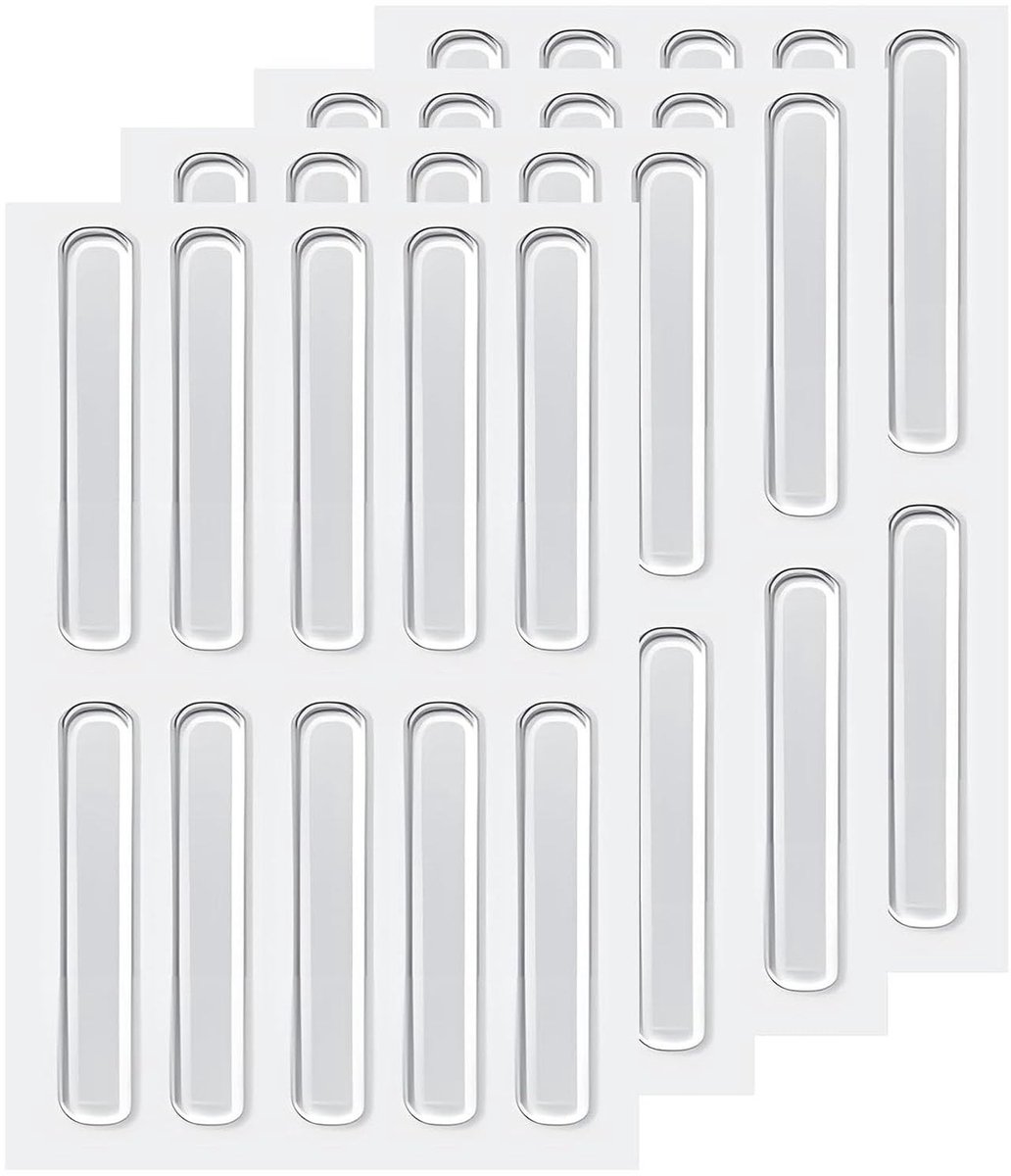 Dailygoods- Meubelbuffers 40 stuks - Transparante Siliconen - Kastdeurdempers - Rubber Buffers - Wandbescherming - Geluidsdempend - Buffer
