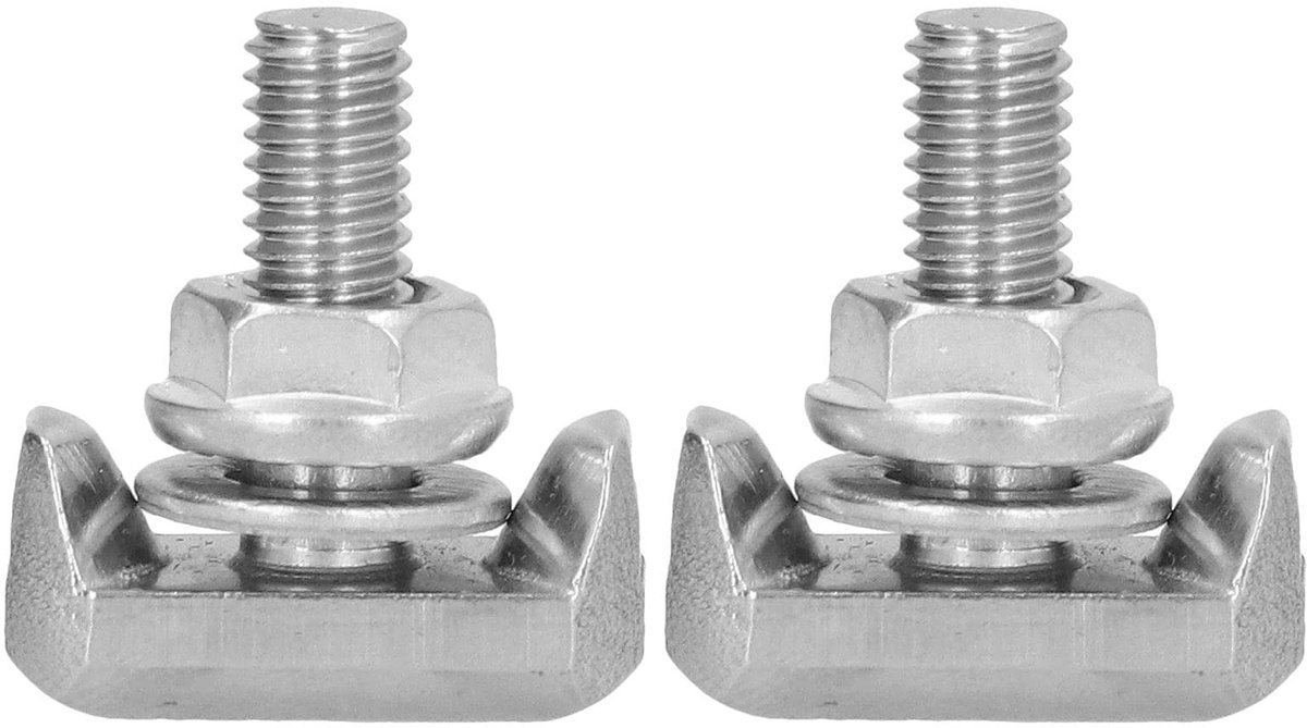 Dailygoods- T-schroef roestvrij staal - Accuklemmen - Accubouten - Spanschroef - Reserveaccessoires - OEM 19116852 - Accubout