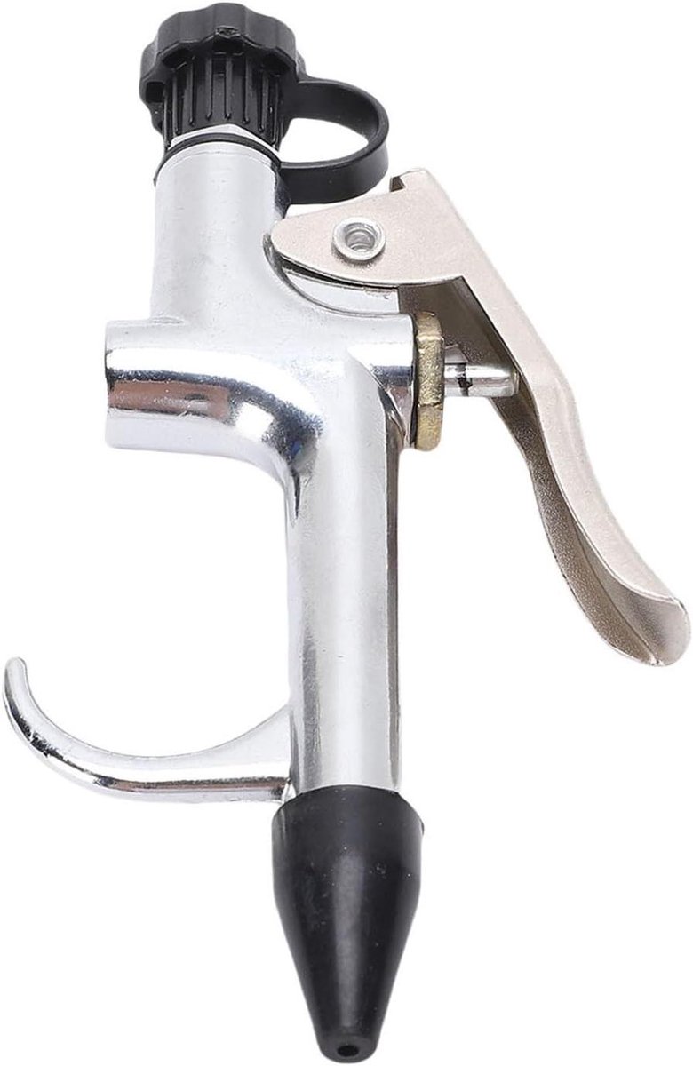 Luchtblazermondstuk - Reinigingshulpmiddel - Stof verwijderen - Aluminium legering - 25 x 14 x 6 cm - Zilver