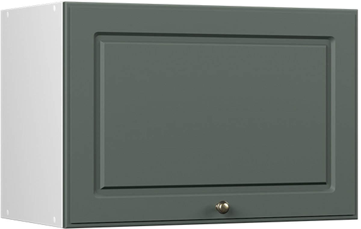 Vicco Hangkast Fame-Line, Groen-Goud Landhuis/Wit, 60 cm