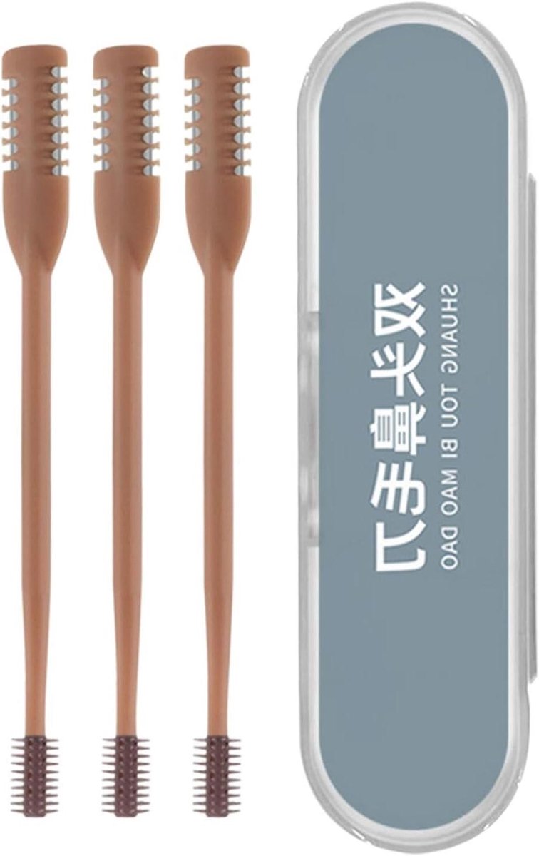 Neushaar Trimmer - Gezichts Haar Verwijderaar - Persoonlijke Verzorging - Dubbelzijdig Snijden - 10 cm - Zilver