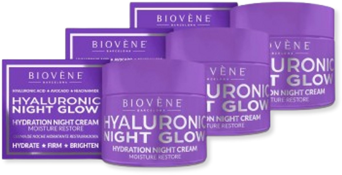Biovene Nachtcreme Hyaluronic 3 pak Voordeel
