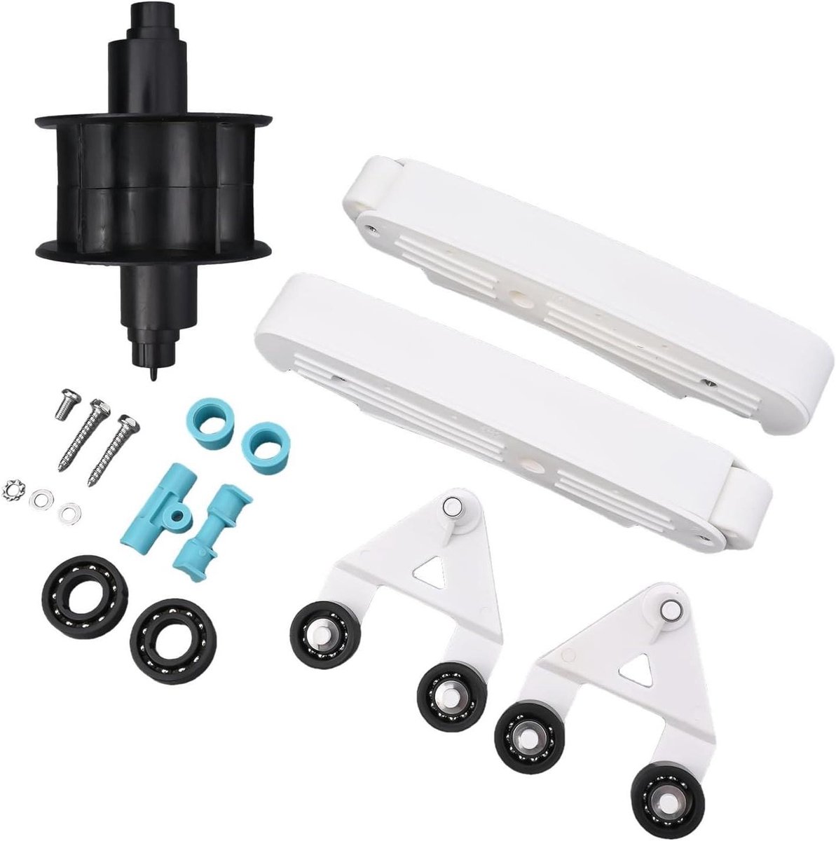 Zwembadreiniger Onderdelen – Reparatieset – Zwembad Onderhoud – 15-delige set – Universeel – Grijs Zwembadreiniger Onderdelen – Reparatieset – Zwembad Onderhoud – 15-delige set – Universeel – Grijs