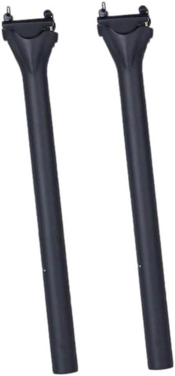 Zadelpen Fiets - Zadelsteun MTB - Comfortabel Fietsen - Verstelbare Zadelhoek - 272/309/316 mm - UD Mat